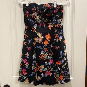 Express Floral Mini Dress - Size 4